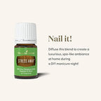 Young Living Stress Away Essential Oil Blend – 100% Pure, Vanilla-Lime Aroma, Diffuser & Topical Use, 5ml