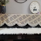 Table Runner, Modern Small White Fur Table Runner for Party Birthday Christmas Friendsgiving Wedding Dinning Table, Decorative Rug Luxury Faux Fur Runner for Table (11.8x70.8 inch)