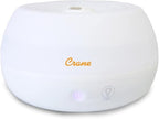 Crane Portable Ultrasonic Travel Humidifier & Aroma Diffuser – 0.2 Gallon Cool Mist, No Filter Required, Optional Essential Oil Tray, Whisper-Quiet for Babies, Travel, & Small Rooms (White)