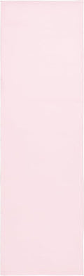 SAFAVIEH Washable Rug Faux Rabbit Fur Shag Collection - 2'3" x 8' Runner, Pink, Slip Resistant & Easy Cleaning, Ideal for Living Room, Hallway, Foyer, Nursery, Bedroom, Boys & Girls Room (FRF100U)