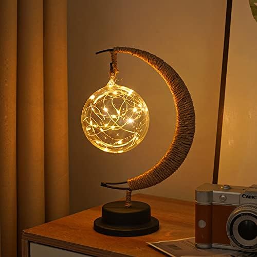 Nusogon Moon Lamp, LED Night Light for Bedroom, Crescent Moon Shape with USB Powered, Tabletop Ambient Light for Home Decor, Nursery, Kids Room | Romantic Gift, Birthday, Christmas Decoration