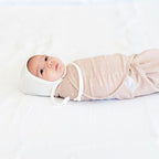 Ely's & Co. Adjustable Swaddles for Newborn, Baby Swaddles 0-3 Months, Swaddle Sack for Baby Girl, 100% Cotton, 2 Pack (Pink Tulip)
