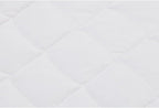 TONGDADA Weighted Lap Blanket 7lbs for Adult,Perfect for Relaxation, Lounging, Napping, Sleeping & Travel,Luxury Minky Weighted Body Blanket,Weighted Throw Blanket-White Minky Dot, 29" x 24"