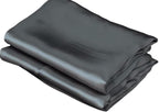 Premium Silk Pillowcase for Hair and Skin Made in USA, 100% 22 Momme Mulberry Silk King Size Pillow Cases with Zipper, Hypo Allergenic Pillow Case, 1pc 20"x36" (King, Slate Grey)
