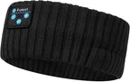 Ear Warmers, Sleep Headphones Bluetooth Beanie Headband, Wireless Ear Muffs Winter Headband with Ultra-Thin Speakers, Headphones for Side Sleepers, Thanksgiving for Women Men BlackGrey