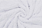 TONGDADA Minky Weighted Blanket | 60''x80'',15lbs | Cozy and Soft Minky Weighted Throw Blanket | Luxury Velvet with Premium Glass Beads | White Minky