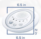 Beurer White Noise Machine, Sound Asleep for Home, Office, Baby Non-Looping Soothing for Relaxation & Portable Travel with Natural Sound Choices & Noise Cancelling, Adjustable Volume, WN50