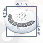 Beurer White Noise Machine with 4 Soothing Sounds | Sound Machine with Auto Shut-Off Sleep Timer | Portable White Noise Machine for Adults, Kids & Babies | Dreamsound Sleep Machine, SL15