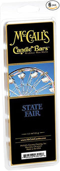 McCall’s Candles | State Fair | Scented Wax Melt | Caramel Apple, Pie Crust, Cinnamon & Nutmeg | 6-Piece Break-Apart Bar | 12–24 Hours Per Wedge | Poured in the USA | 5.5 oz