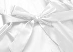 Women's Satin Short Robe Bridesmaid Bride Wedding Party Robes Silky Sleepwear Loungewear