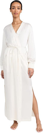 Washable Silk Long Robe