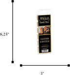 McCall’s Candles | Leather & Scotch | Scented Wax Melt | Leather & Scotch Fragrance | 6-Piece Break-Apart Bar | 12–24 Hours Per Wedge | Poured in The USA | 5.5 oz