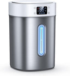 Stainless Steel Humidifier for Bedroom & Large Room,4L Easy to Clean Cool Mist Humidifier, Mold Free & Dishwasher Safe Water Tank, Essential Oil Diffuser for Baby Nursery, Plants, Home