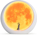 mamre Moon Mood Lamp Unique Anniversary Marriage Valentines Day Gift Ideas Art Decoration, White Holy Wedding Under Full Moon