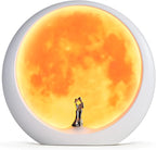 mamre Moon Mood Lamp Unique Anniversary Marriage Valentines Day Gift Ideas Art Decoration, White Holy Wedding Under Full Moon