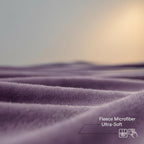 Fleece Blanket Full/Queen - 80x90 Inch Lightweight & Buttery-Soft Throw for Bed, Sofa, Camping | 300GSM Cloud-Touch Microfiber | Cozy Essentials for Travel & Movie Nights, (Fog Purple)