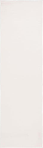 SAFAVIEH Washable Rug Faux Rabbit Fur Shag Collection - 2'3" x 8' Runner, Beige, Slip Resistant & Easy Cleaning, Ideal for Living Room, Hallway, Foyer, Nursery, Bedroom, Boys & Girls Room (FRF100B)