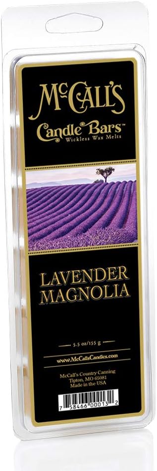 McCall's Candles | Lavender Magnolia | Scented Wax Melt | Soft Lavender, Sweet Magnolia & Calming Balsamic Notes | 5.5 oz