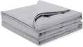 Weighted Idea Weighted Blanket for Adults (Light Grey,60"x80",20lbs) Cooling Breathable Heavy Blanket with Premium Glass Beads All-Season Soft Thick Comfort