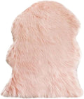 SAFAVIEH Faux Sheep Skin Collection 3' x 5' Pink FSS115G Silken Glam 2.35-inch Thick Area Rug