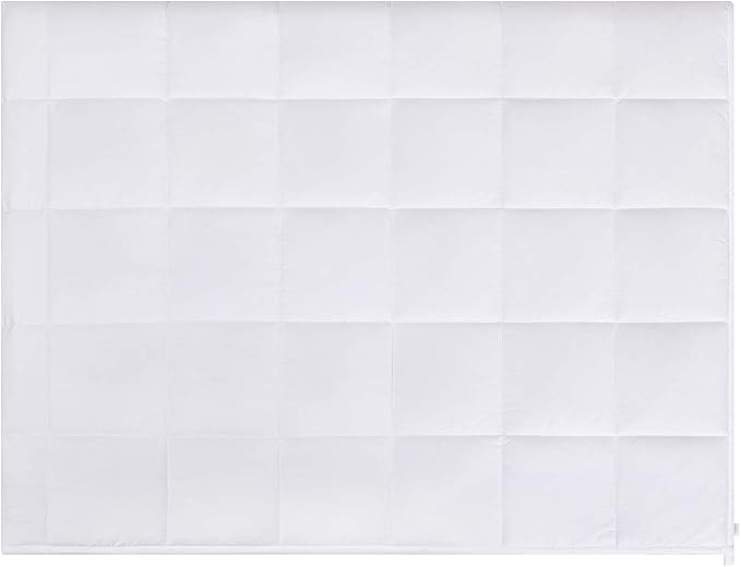 TONGDADA California King Size Weighted Blanket | 90''x108'',40lbs | Perfect for Couples,Designed for Heavy Weight Enthusiasts | Premium Cotton Material with Glass Beads | White