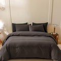 CLOTHKNOW Dark Brown California King Comforter Set Coffee Bedding Comforter Sets Men Women Comforter with 2 x Pillowcases