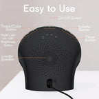 BrownNoise White Noise Machine with 30 Soothing Sounds 12 Colors Night Light and Sound Machine 36 Volume Levels 4 Timers and Memory Function 10 Adjustable Brightness Sleep Machine for Baby Adults Kids