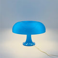 Lotus Atelier Blue Mushroom Lamp for Room Aesthetic Modern Lighting for Bedroom | Cool Retro Living Room Decor | Table Lamp Mushroom Light Home Decor