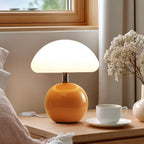 Joyzy Mushroom Table Lamp for Bedroom Light, Desk Bedside Small Lamps for Living Room Night Stands, Mushroom Lighting Decor Cute Led Modern, Unique Aesthetic Home Living Room