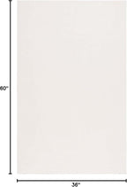 SAFAVIEH Washable Rug Faux Rabbit Fur Shag Collection - 3' x 5', Beige, Slip Resistant & Easy Cleaning, Solid Pattern, Ideal for Living Room, Bedroom, Nursery, Playroom, Boys & Girls Room (FRF100B)