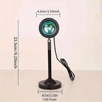 Sunset Lamp Projector, Rainbow Projection Led Lights with Remote, 16 Colors Multicolor Changing LED Night Light, Sunlight Light for Photography Selfie Party, Home Bedroom Decor Xmas Gifts for Women