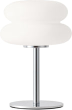 White Mushroom Lamp, Mid Century Modern Lamp for Nightstand, Dimmable Retro Egg Tart Bedside Lamps, Home Decor Ambient Lighting Aesthetic Cute Lamps for Bedroom Living Room (NOT Glass)