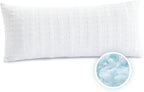 Meoflaw Cooling Pillows for Sleeping Body Size,Shredded Memory Foam Bed Pillow with Double Sided Material Pillow Case,Adjustable Loft-Slow Rebound Body Pillow for Side & Back Sleeper