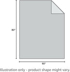 Topblan Sherpa Fleece Weighted Blanket for Adult, 15 lbs Dual Sided Cozy Fluffy Heavy Blanket, Ultra Fuzzy Throw Blanket with Soft Plush Flannel Top, 60 x 80 inches