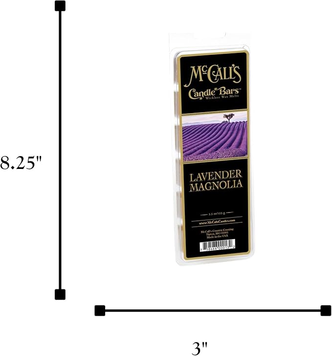 McCall's Candles | Lavender Magnolia | Scented Wax Melt | Soft Lavender, Sweet Magnolia & Calming Balsamic Notes | 5.5 oz