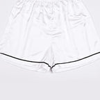 QPANCY Kids Satin Pajamas Sets Baby Boy Girl Button-Down Silk Sleepwear 2 Piece Short Sleeve Loungewear Clothes Set