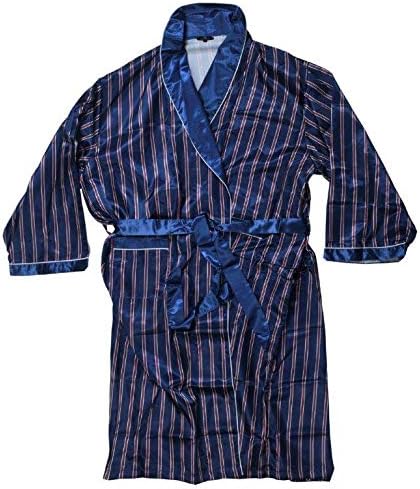 Mens Silky Satin Robe