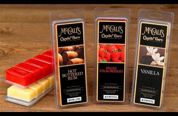 McCall’s Candles | Vanilla Bourbon | Scented Wax Melt | Warm Vanilla Bean, Aged Bourbon & Sweet Oak | 6-Piece Break-Apart Bar | 12–24 Hours Per Wedge | Poured in the USA | 5.5 oz