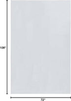 SAFAVIEH Washable Rug Faux Rabbit Fur Shag Collection - 6' x 9', Silver, Slip Resistant & Easy Cleaning, Ideal for Living Room, Bedroom, Kids Playroom, Nursery, Dining Space (FRF100G)