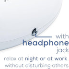 Beurer White Noise Machine with 4 Soothing Sounds | Sound Machine with Auto Shut-Off Sleep Timer | Portable White Noise Machine for Adults, Kids & Babies | Dreamsound Sleep Machine, SL15