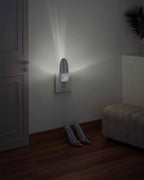 Night Light Plug into Wall, Floral Flowers Line Art Vintage Baroque National Purple Peach Green Brown Blue Popsicle Shape Night Light LED Nightlight with Light Sensors for Kids Bedroom Hallway
