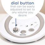 Beurer White Noise Machine, Sound Asleep for Home, Office, Baby Non-Looping Soothing for Relaxation & Portable Travel with Natural Sound Choices & Noise Cancelling, Adjustable Volume, WN50
