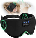 Sleep Mask with Headphones Bluetooth 5.4，LC-dolida 2025 New 3D Bluetooth Sleep Mask Headphones for Side Sleepers Women Men, Sustainable Luxury for Better Sleep