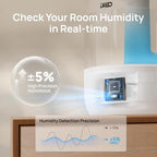 DREO Humidifiers for Bedroom, Cool Mist Ultrasonic Humidifier with 26dB Quiet & RGB Lighting, Top Fill 3L Tank, Easy Clean, 30 Hr Runtime for Home, Baby, Plant, Nursery, Work with Google/Alexa