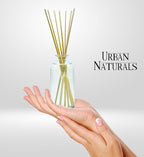 Urban Naturals Sweet Pea & Sandalwood Reed Diffuser Set | Made with Essential Oils & Real Botanicals | White Florals, Jasmine, Sweet Pea, Juicy Berries & Sandalwood | Made in the USA