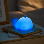 Whale Night Light, 7 Colors Dimmable Bedside Lamp, Touch Control Night Lamp with Timer Table Lamp, Used for Camping Party Room Decor (Whale)
