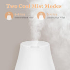 Aromatherapy Essential Oil Diffuser for Room: Air Humidifier Aroma Scent Cool Mist Diffusers Colorful Light Cute Mini Small Waterless Auto Off Ultrasonic for Home Bedroom
