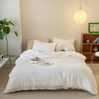 CLOTHKNOW White King Size Comforter Set 3Pcs White Bedding Comforter Sets Soft All Season Men Women Comforter Sets with 2 x Pillow Cases