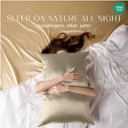 ZIMASILK 100% Pure Mulberry Silk Pillow Cases for Hair and Skin, Soft, Hypoallergenic & Smooth, Both Sides Grade 6A Silk, with Hidden Zipper, Gift for Women Men,1pc(Toddler 13''x18'',Taupe)