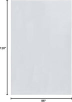 SAFAVIEH Washable Rug Faux Rabbit Fur Shag Collection - 8' x 10', Silver, Slip Resistant & Easy Cleaning, Ideal for Living Room, Bedroom, Dining Space (FRF100G)